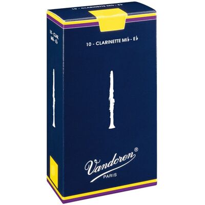 Anches de clarinette mib vandoren traditionnelles 3 - cr113 Anches de clarinette mib vandoren traditionnelles 3 - cr113