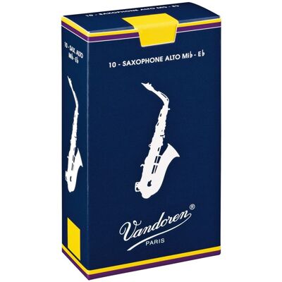 Anches de saxophone alto vandoren traditionnelles 4 - sr214 Anches de saxophone alto vandoren traditionnelles 4 - sr214