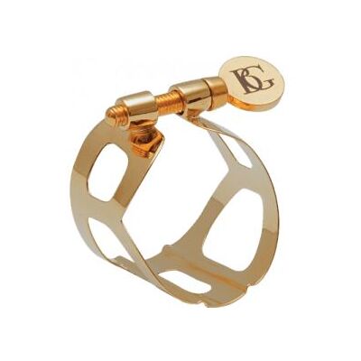 Bg - Ligature de saxophone baryton bg l61 tradition aurifiÉe bois Bg - Ligature de saxophone baryton bg l61 tradition aurifiÉe bois