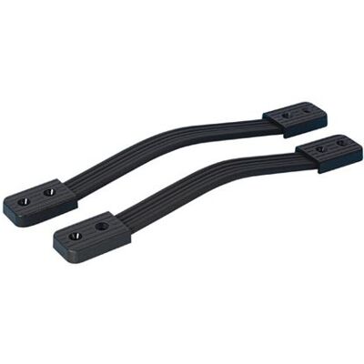 Adam Hall - Poignée courroie capuchons poly carbonate noir - 280mm Noir Adam Hall - Poignée courroie capuchons poly carbonate noir - 280mm Noir