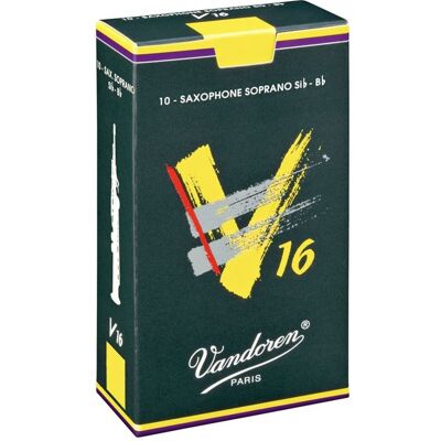 Anches de saxophone soprano vandoren v16 3.5 - sr7135 bois Anches de saxophone soprano vandoren v16 3.5 - sr7135 bois