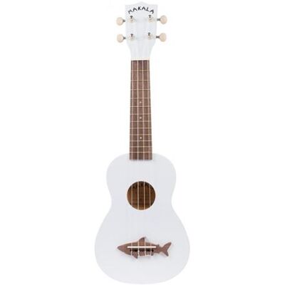 Kala Makala Shark blanc MK-SS-WHT (+ housse) - Ukulele Soprano Kala Makala Shark blanc MK-SS-WHT (+ housse) - Ukulele Soprano