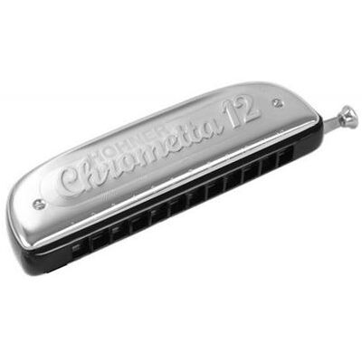 Hohner Chrometta 12 - Do - Harmonica chromatique débutant Hohner Chrometta 12 - Do - Harmonica chromatique débutant