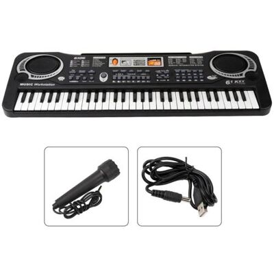 MOGOI Piano pour enfants multifonctionnel Clavier de 61 touches avec Microphone MOGOI Piano pour enfants multifonctionnel Clavier de 61 touches avec Microphone