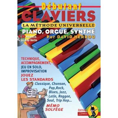 Méthodes et pédagogie JJREBILLARD HERROU D. - DEBUTANT CLAVIERS + CD COLLECTION REBILLARD Clavier numérique Méthodes et pédagogie JJREBILLARD HERROU D. - DEBUTANT CLAVIERS + CD COLLECTION REBILLARD Clavier numérique