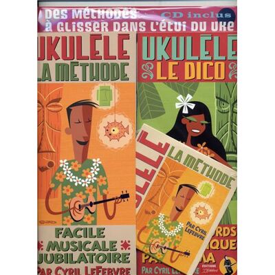 REBILLARD UKULELE PACK LA METHODE/LE DICO +CD REBILLARD UKULELE PACK LA METHODE/LE DICO +CD