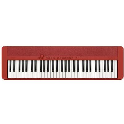 Clavier compact Casio CT-S 1 RD avec 61 touches et sonorités vintage Rouge Clavier compact Casio CT-S 1 RD avec 61 touches et sonorités vintage Rouge