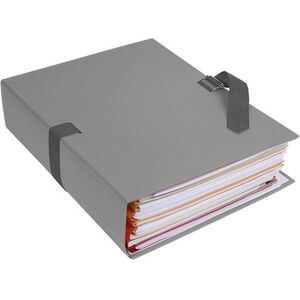 Chemise Exacompta à Dos Extensible 24x32cm Gris Chemise Exacompta à Dos Extensible 24x32cm Gris