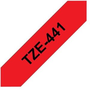 Brother TZe-441 - Adhésif standard - Noir sur rouge - rouleau (1,8 cm x 8 m) 1 cassette(s) ruban laminé - pour Brother PT-D600; P-Touch PT-18, 3600, 9800, D450, D800, E500, E550, H101, H500, P750, P900 Brother TZe-441 - Adhésif standard - Noir sur rouge - rouleau (1,8 cm x 8 m) 1 cassette(s) ruban laminé - pour Brother PT-D600; P-Touch PT-18, 3600, 9800, D450, D800, E500, E550, H101, H500, P750, P900