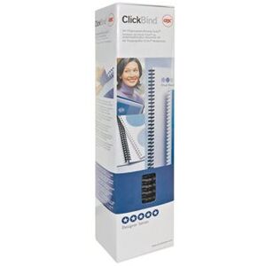 GBC - Baguette de reliure ClickBind, A4, 12 mm, noir pqt 50 Noir GBC - Baguette de reliure ClickBind, A4, 12 mm, noir pqt 50 Noir