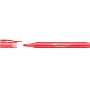 FABER-CASTELL Surligneur TEXTLINER 38, rouge FABER-CASTELL Surligneur TEXTLINER 38, rouge