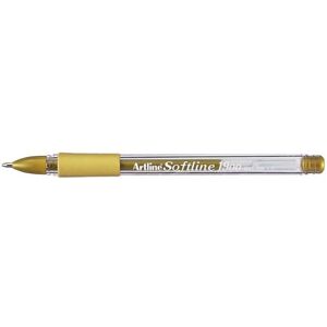 Stylo bille encre gel or Artline Softline 1900 pointe 1mm Stylo bille encre gel or Artline Softline 1900 pointe 1mm