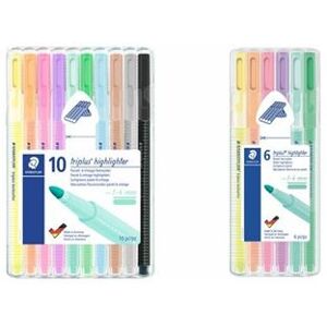 STAEDTLER Surligneur 'triplus highlighter', étui de 6 STAEDTLER Surligneur 'triplus highlighter', étui de 6