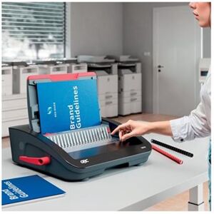 GBC CombBind CB25E - Machine à relier électrique - peigne - diamètre max. : 45 mm - perforation : 28 feuilles - reliure : 390 feuilles Noir GBC CombBind CB25E - Machine à relier électrique - peigne - diamètre max. : 45 mm - perforation : 28 feuilles - reliure : 390 feuilles Noir