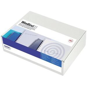 ACCO Brands GBC MultiBind - 6 mm - 21 anneaux - A4 (210 x 297 mm) - 55 feuilles - blanc - 100 unités fil de ligature - pour P/N: IB271212, IB271250 Blanc ACCO Brands GBC MultiBind - 6 mm - 21 anneaux - A4 (210 x 297 mm) - 55 feuilles - blanc - 100 unités fil de ligature - pour P/N: IB271212, IB271250 Blanc