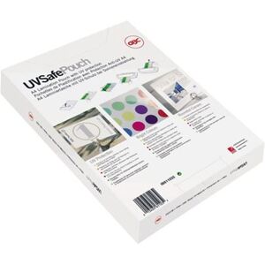 ACCO Brands GBC UV Safe Laminating Pouch - 150 micromètres - pack de 100 - brillant - A4 (210 x 297 mm) pochettes plastifiées ACCO Brands GBC UV Safe Laminating Pouch - 150 micromètres - pack de 100 - brillant - A4 (210 x 297 mm) pochettes plastifiées