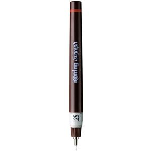 rotring Stylo à encre de chine isograph 0,25 mm, noir Marron rotring Stylo à encre de chine isograph 0,25 mm, noir Marron