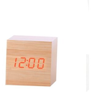 Générique Nouveau Led Numérique en Bois Moderne en Bois Bureau Réveil Thermomètre Calendrier Minuterie Orange PL207 Orange Générique Nouveau Led Numérique en Bois Moderne en Bois Bureau Réveil Thermomètre Calendrier Minuterie Orange PL207 Orange