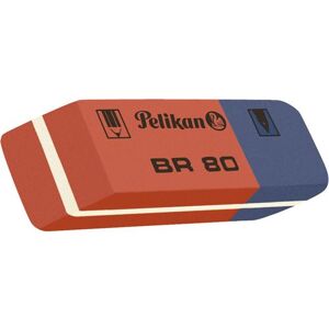 PELIKAN - Gomme caoutchouc BR 80, (L)41 x (P)14 x (H)8 mm 2/3 pour crayons et crayons couleur 1/3 pour encre/encre de chine/stylos à billes/stylos à machines (619 PELIKAN - Gomme caoutchouc BR 80, (L)41 x (P)14 x (H)8 mm 2/3 pour crayons et crayons couleur 1/3 pour encre/encre de chine/stylos à billes/stylos à machines (619