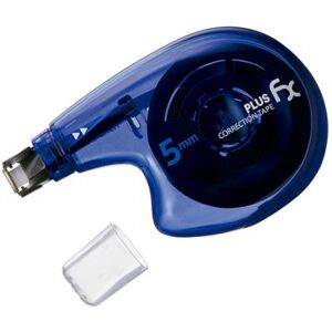 PLUS JAPAN Roller de Correction Latéral 'FX' 5 mm x 10 m Tête Flexible Bleu Bleu PLUS JAPAN Roller de Correction Latéral 'FX' 5 mm x 10 m Tête Flexible Bleu Bleu