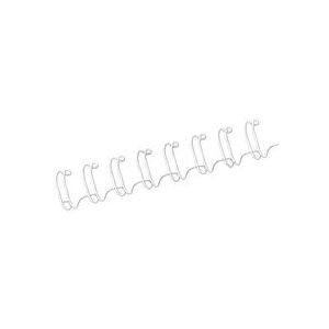 Fellowes - Baguettes à anneaux métalliques, format A4, 12 mm, argent pqt 100 Argent Fellowes - Baguettes à anneaux métalliques, format A4, 12 mm, argent pqt 100 Argent