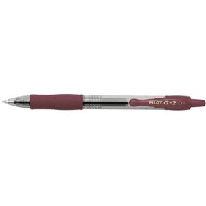 Stylo roller encre gel G-2 rétractable Moyen Caramel Pilot Caramel Stylo roller encre gel G-2 rétractable Moyen Caramel Pilot Caramel