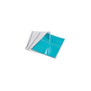 Fellowes - couverture reliure thermique Standard, A4, 6 mm, blanc pqt 100 Blanc Fellowes - couverture reliure thermique Standard, A4, 6 mm, blanc pqt 100 Blanc
