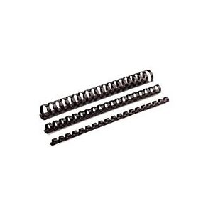 Fellowes - baguettes de reliure plastiques, format A4, 19 mm, noir pqt 100 Noir Fellowes - baguettes de reliure plastiques, format A4, 19 mm, noir pqt 100 Noir