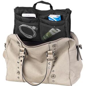 Xcase Organisateur de sac à main 26 x 16 x 8 cm à 13 poches - coloris noir Noir Xcase Organisateur de sac à main 26 x 16 x 8 cm à 13 poches - coloris noir Noir