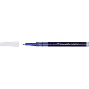TOMBOW - Mines pour roller à encre, 0,5 mm, couleur de l'encrebleu, largeur de tracé: 0,5 mm, indélébile, encre à pigment,pointe et bille en métal en paquet de 12 Bleu TOMBOW - Mines pour roller à encre, 0,5 mm, couleur de l'encrebleu, largeur de tracé: 0,5 mm, indélébile, encre à pigment,pointe et bille en métal en paquet de 12 Bleu
