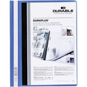 Durable Chemise Duraplus Personnalisable Transparent Bleu Bleu Durable Chemise Duraplus Personnalisable Transparent Bleu Bleu