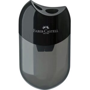 Faber-Castell - Taille-crayon double avec réservoir, noir Faber-Castell - Taille-crayon double avec réservoir, noir