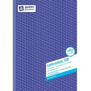 Avery zweckform formularbuch liefer- empfangsschein, a4 728 Avery zweckform formularbuch liefer- empfangsschein, a4 728