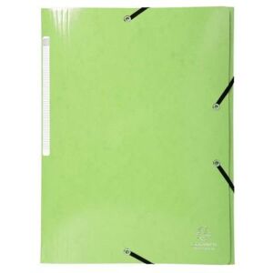 EXACOMPTA Chemise à 3 rabats et à élastiques A4 Iderama, 300 feuilles, 240 x 320 mm, carte avec polypropylène, Citron vert Vert EXACOMPTA Chemise à 3 rabats et à élastiques A4 Iderama, 300 feuilles, 240 x 320 mm, carte avec polypropylène, Citron vert Vert