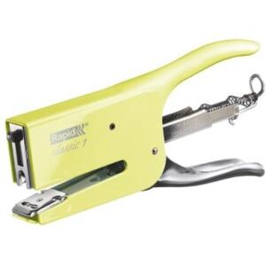 Rapid pince agrafeuse classic k1 retro mellow jellow, jaune clair, capacit dagrafage 50 feuilles, profondeur d insertion 5 Rapid pince agrafeuse classic k1 retro mellow jellow, jaune clair, capacit dagrafage 50 feuilles, profondeur d insertion 5