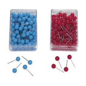 nobo - épingles pour modération / et pour cartes, rouges contenu: 100 pièces -1901328 nobo - épingles pour modération / et pour cartes, rouges contenu: 100 pièces -1901328