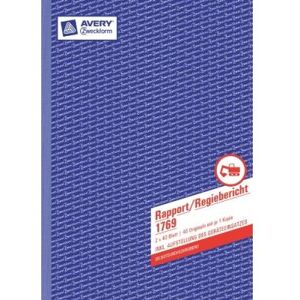 Avery zweckform formularbuch rapport regiebericht, sd, a4 1769 Avery zweckform formularbuch rapport regiebericht, sd, a4 1769