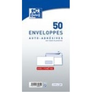 Chotel enveloppes , dl, 110 x 220 mm, 80 g, autocollantes oxford 100100144 Chotel enveloppes , dl, 110 x 220 mm, 80 g, autocollantes oxford 100100144