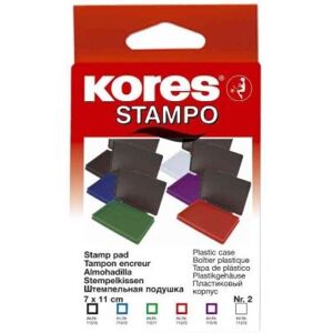 Kores - tampon encreur stampo, (l)110 x (p)70 mm, bleu sf71570 Bleu Kores - tampon encreur stampo, (l)110 x (p)70 mm, bleu sf71570 Bleu