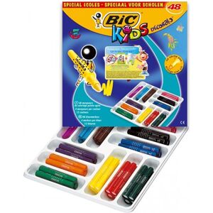 Marqueur à dessin Bic Decoralo pointe extra-large - Pack scolaire de 48 Marqueurs / 12 couleurs asso Marqueur à dessin Bic Decoralo pointe extra-large - Pack scolaire de 48 Marqueurs / 12 couleurs asso