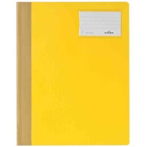 Durable 250004 chemise à lamelle avec couverture opaque jaune Durable 250004 chemise à lamelle avec couverture opaque jaune