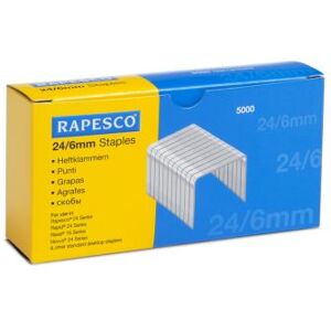 Rapesco Boite de 5000 Agrafes Galvanisées 24/6mm Rapesco Boite de 5000 Agrafes Galvanisées 24/6mm