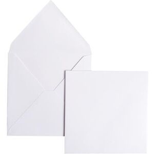 Paquet de 20 enveloppes Pollen 165x165mm Blanc 120g Blanc Paquet de 20 enveloppes Pollen 165x165mm Blanc 120g Blanc