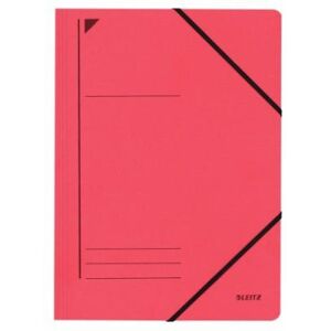 Leitz - chemise à élastique, format a4, carton robuste coloré 450 g m2, rouge, avec fermeture par élastique, capacité: 250feuill Leitz - chemise à élastique, format a4, carton robuste coloré 450 g m2, rouge, avec fermeture par élastique, capacité: 250feuill