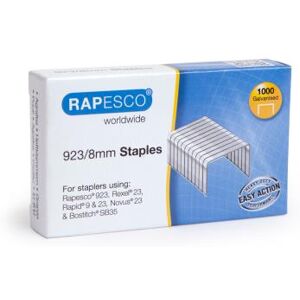 Rapesco Boite de 1000 Agrafes Galvanisées 923/8mm type 23 Rapesco Boite de 1000 Agrafes Galvanisées 923/8mm type 23
