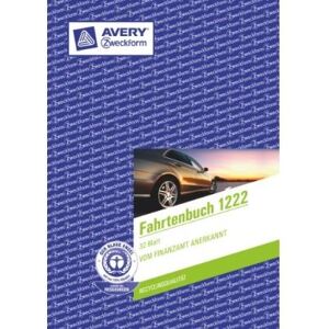 Avery zweckform formularbuch fahrtenbuch, a5, 32 blatt 1222 Avery zweckform formularbuch fahrtenbuch, a5, 32 blatt 1222