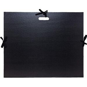 Carton à dessin Exacompta Kraft noir verni Ruban + Poignée 59x72cm Noir Carton à dessin Exacompta Kraft noir verni Ruban + Poignée 59x72cm Noir