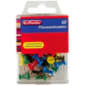 Herlitz - épingles de signalisation, couleurs assorties, contenu 60 pièces, métal plastique (08770406) Herlitz - épingles de signalisation, couleurs assorties, contenu 60 pièces, métal plastique (08770406)