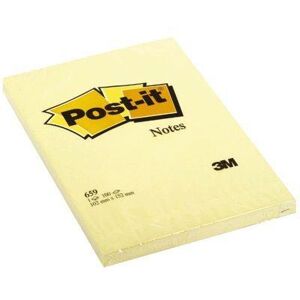 3m - Post It Repositionnable 102x152mm Jaune - Bloc De 100f 3m - Post It Repositionnable 102x152mm Jaune - Bloc De 100f