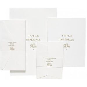 G.Lalo - 20 Enveloppes C6 11,4x16,2cm Toile Impériale Blanc Blanc G.Lalo - 20 Enveloppes C6 11,4x16,2cm Toile Impériale Blanc Blanc
